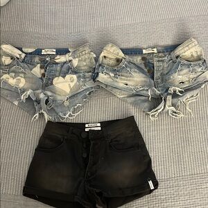 One Teaspoon Jean Shorts Bandits and Harley’s